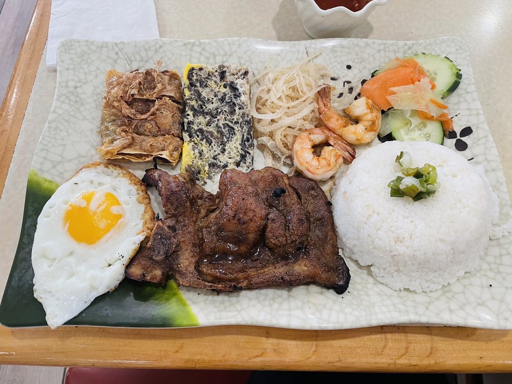 vietnamese rice platter from vietnam cuisine restaurant in mills orlando
