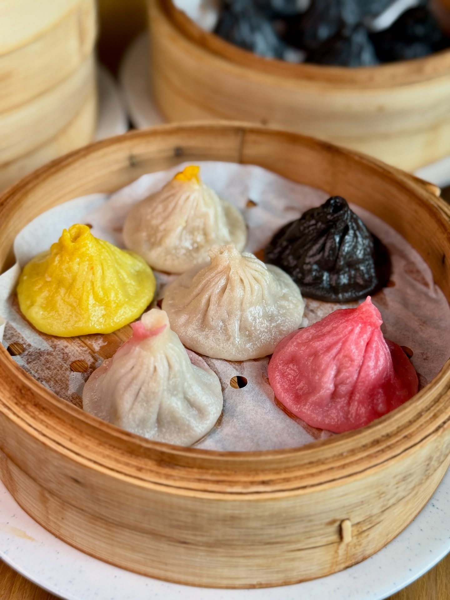 Sample of soup dumpling platter from Zen Dumpling in Orlando, Florida