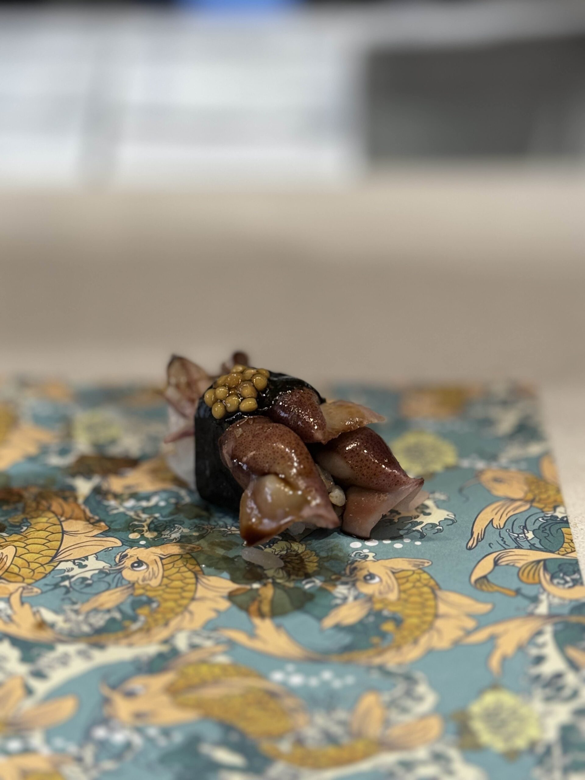 Picture of baby squid nigiri