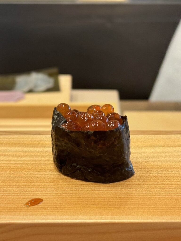 Picture of ikura gunkan from Okonomi inside Mills Market Orlando