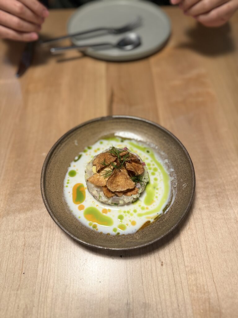 Coro Restaurant's ceviche in buttermilk sauce