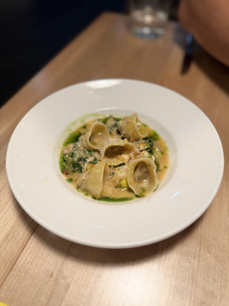 Coro Restaurant's pasta dish