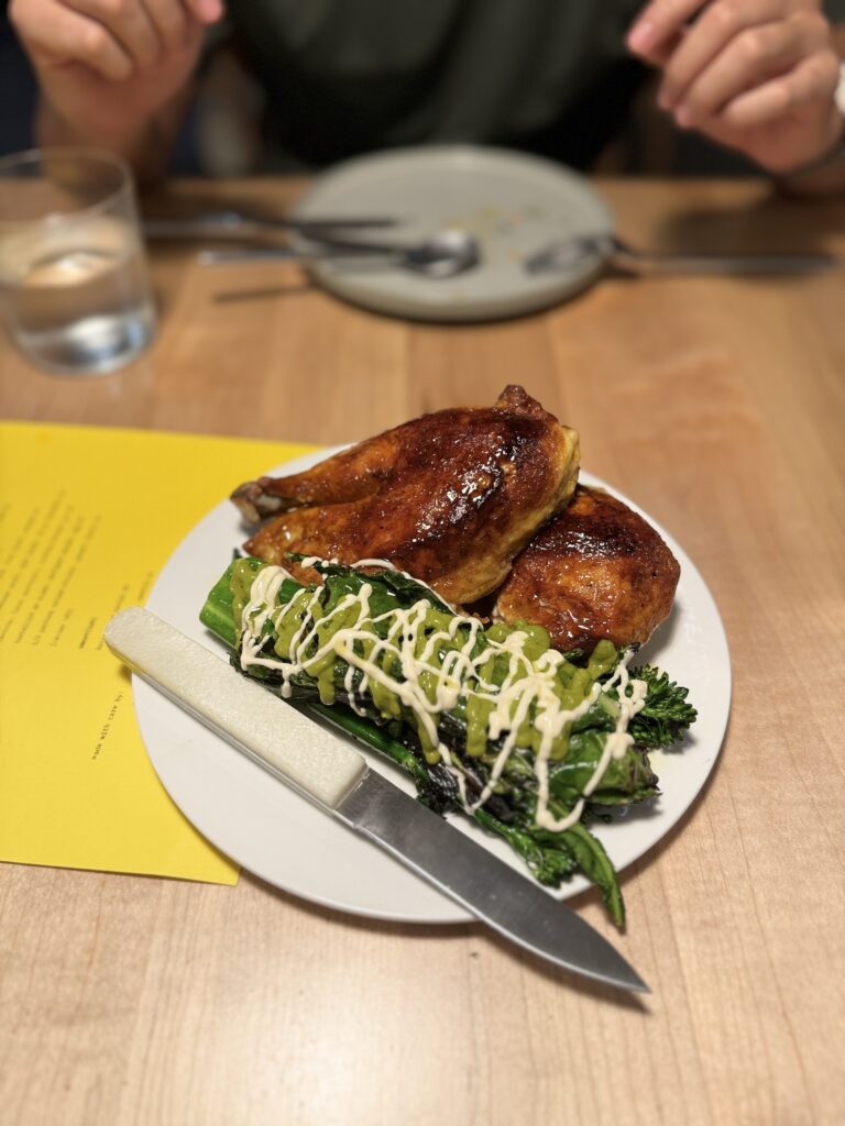 Coro Restaurant's roast chicken