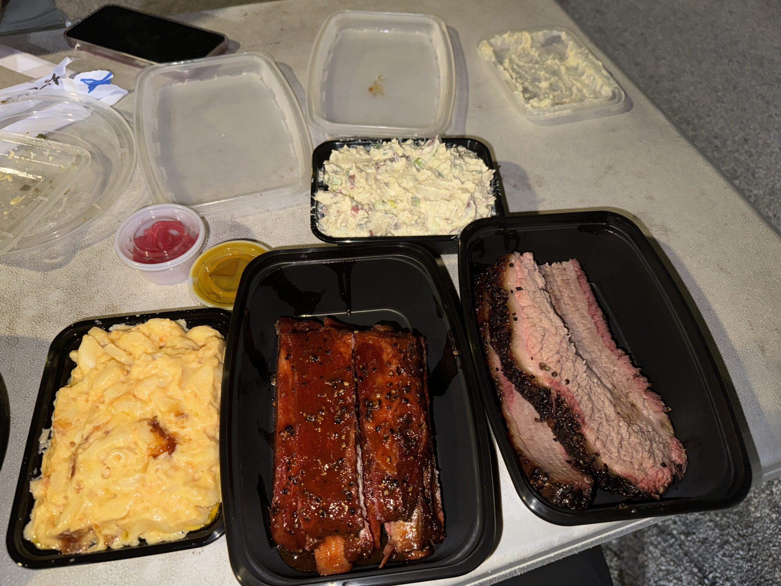 entire spread from mohawk smokehouse