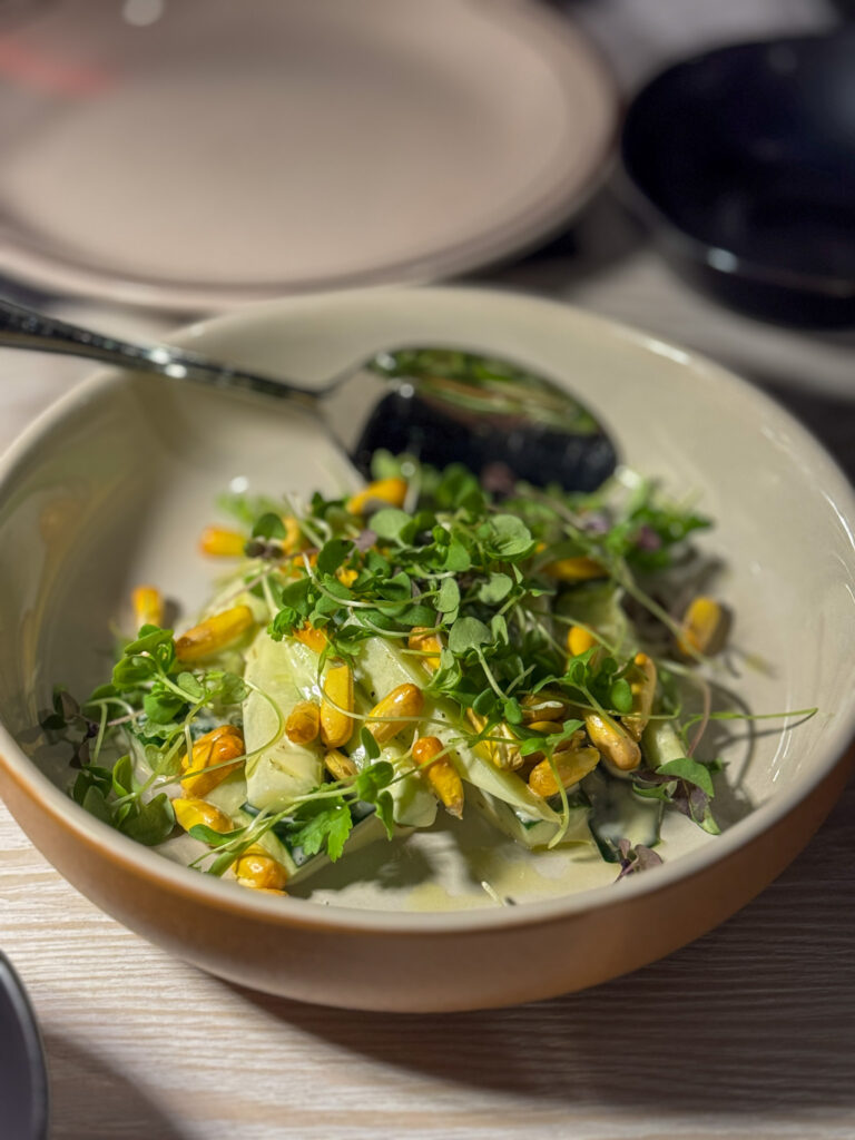 papa llama's cucumber salad