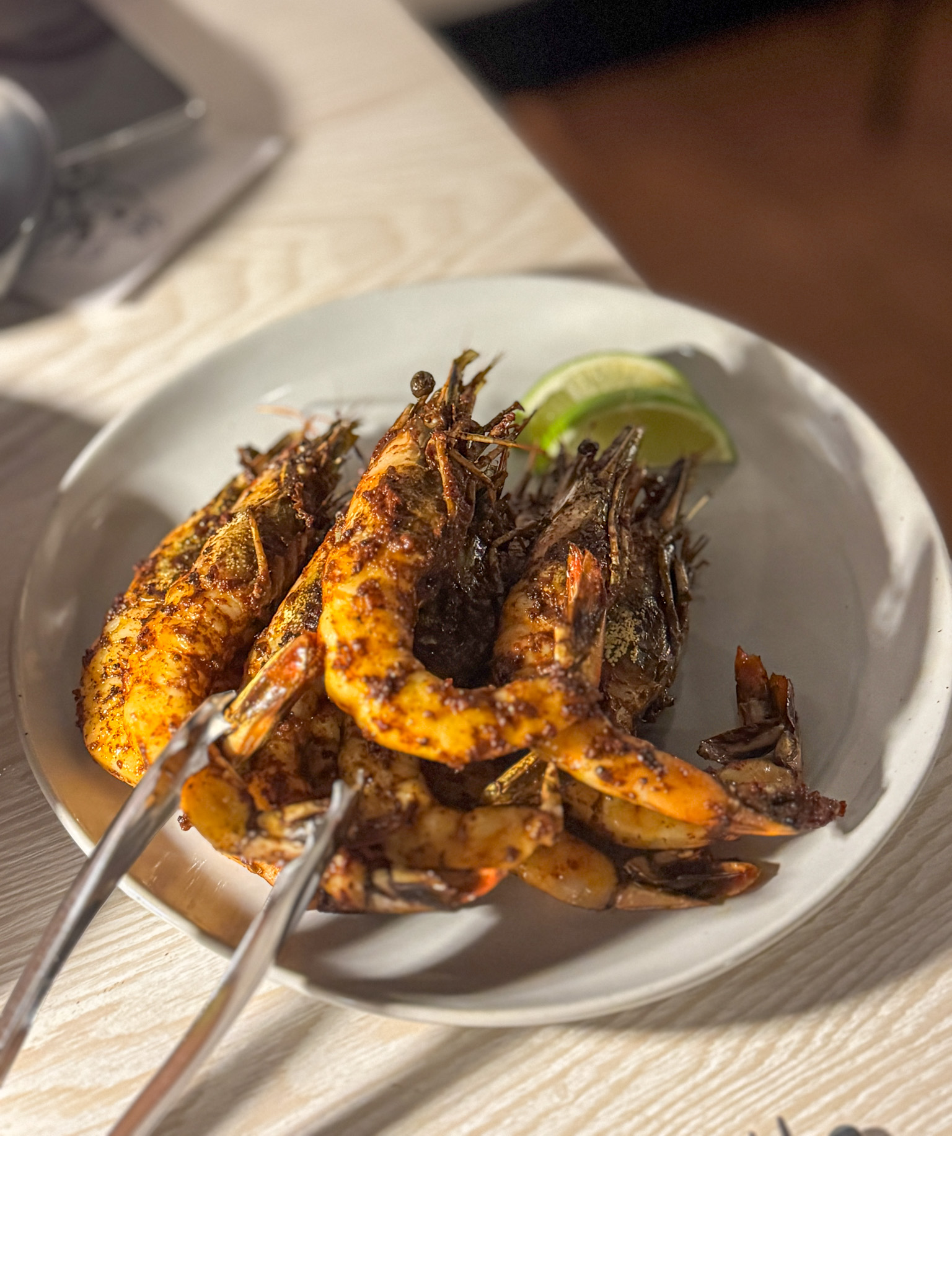 shrimp anticuchero from papa llama