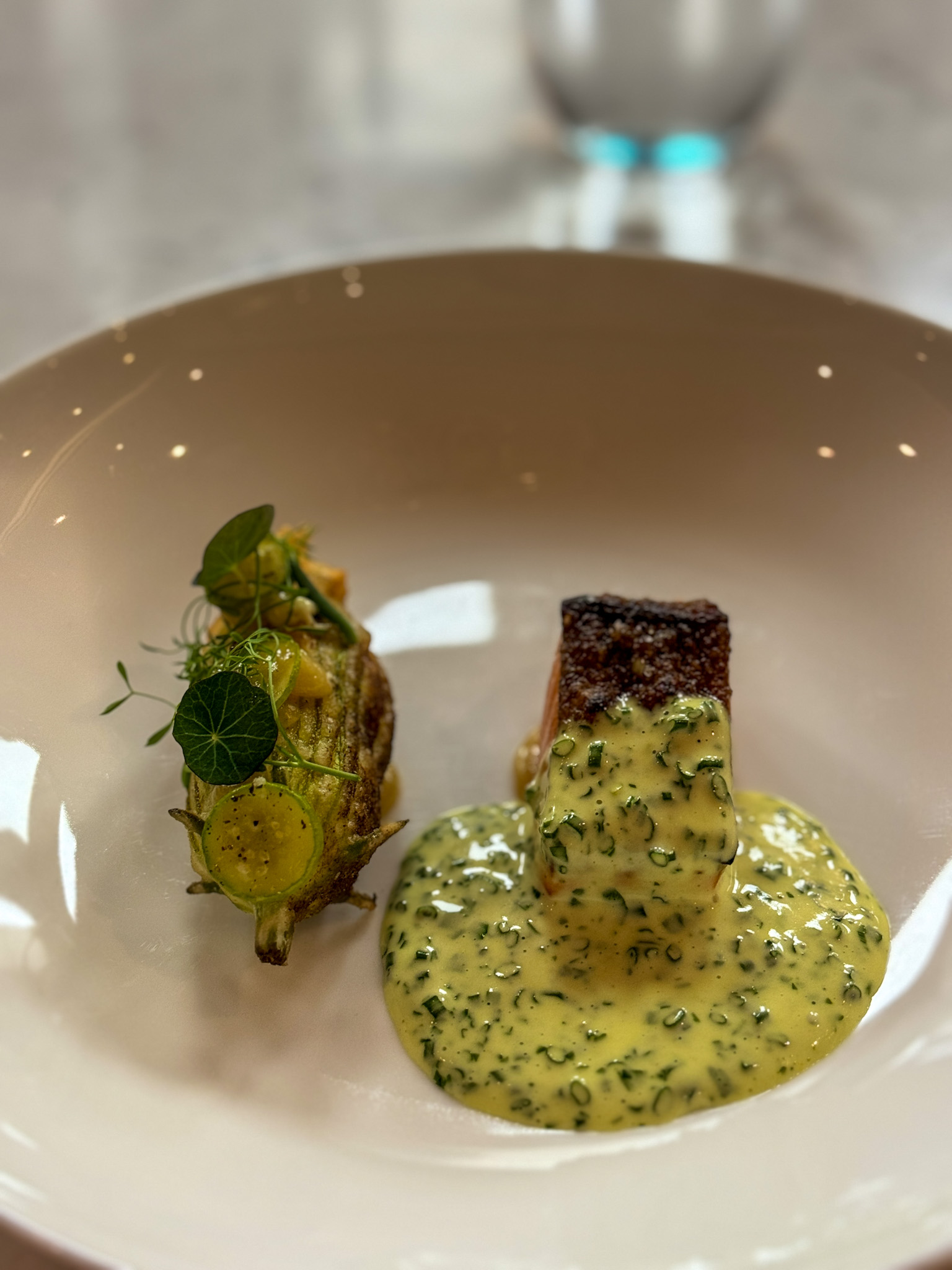 victoria and albert's salmon course