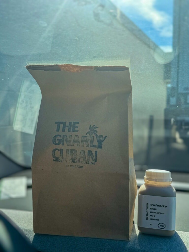 gnarly cuban takeout bag