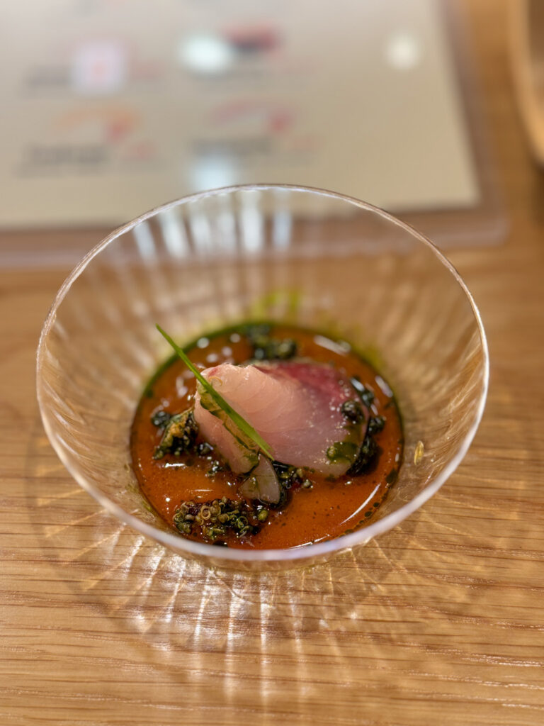 okonomi hamachi tasting