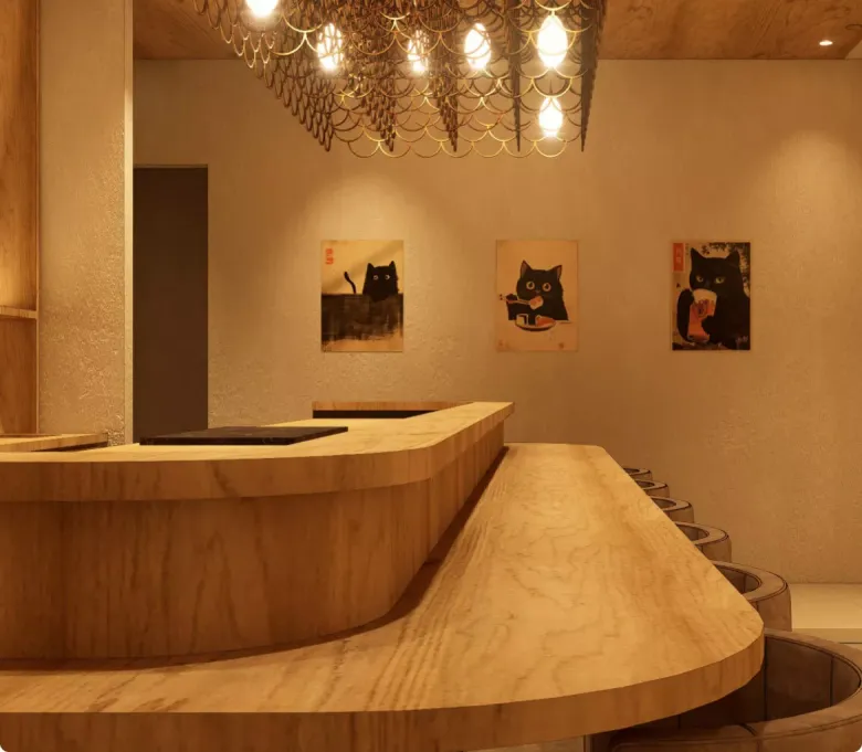 NekoSan_LewisLin_cat_pictures_on_wall
