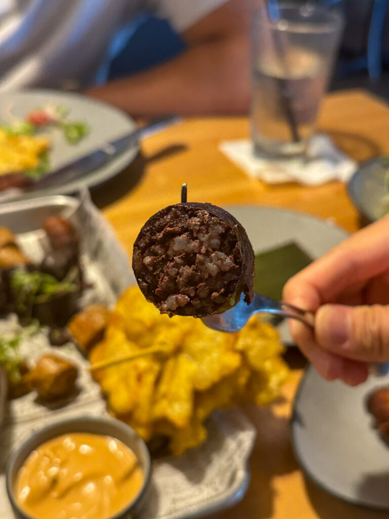 crocante blood sausage