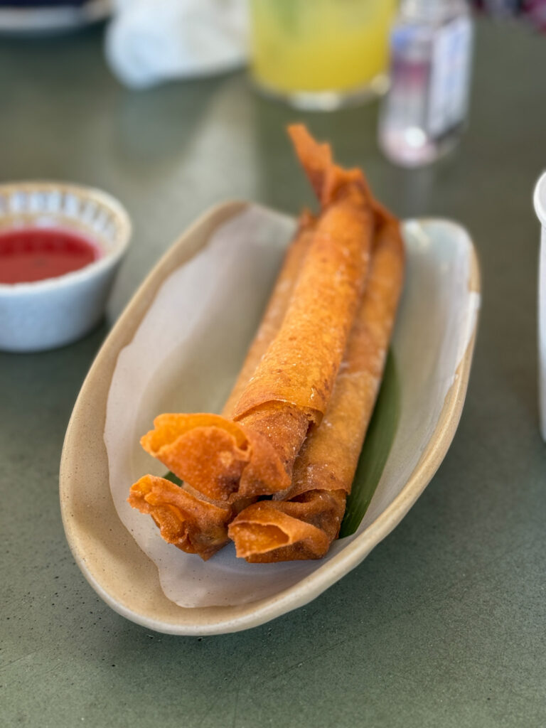 lumpia shanghai at kaya