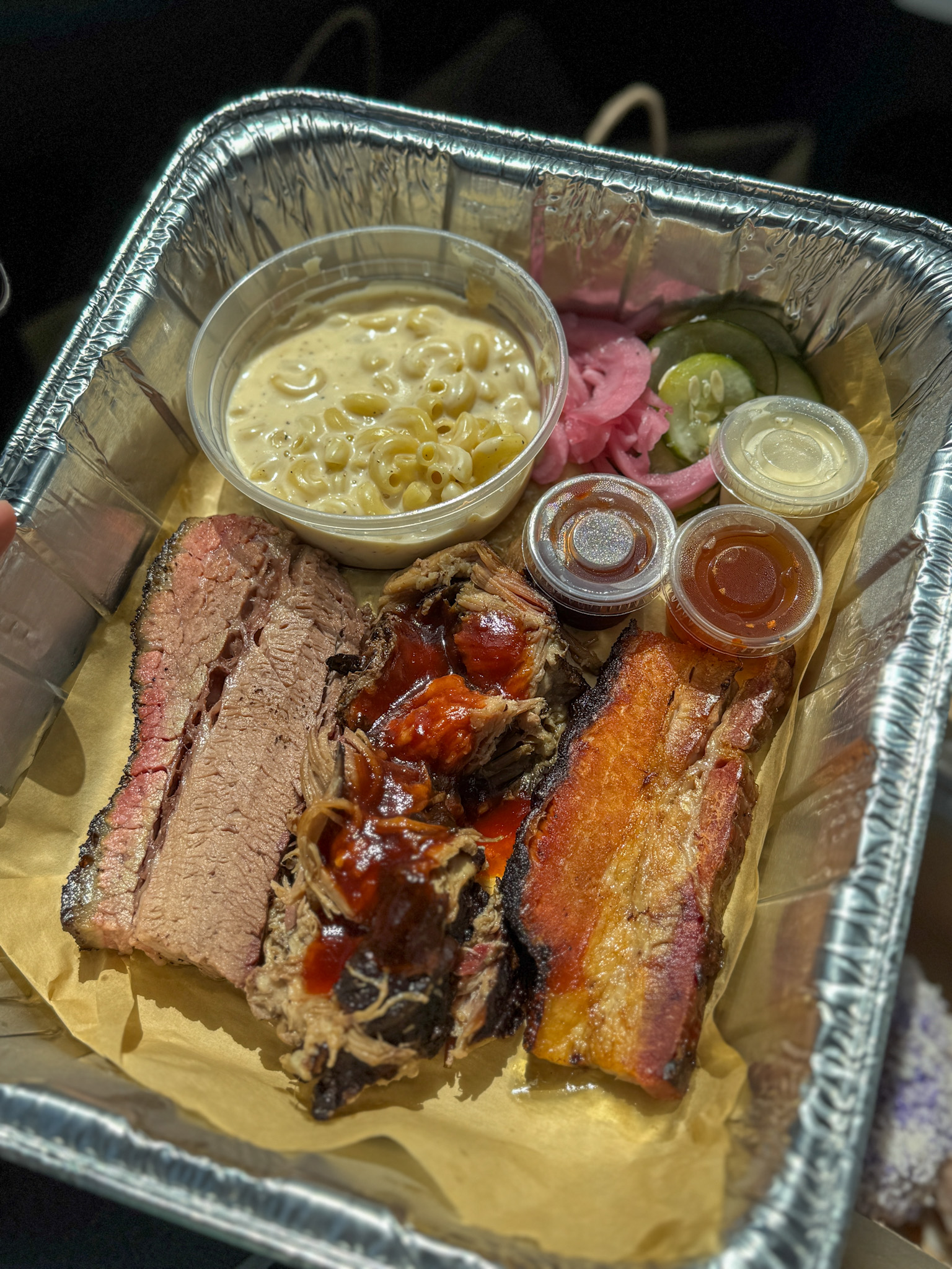 smoke and donuts sampler platter