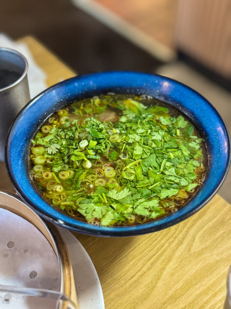 zen dumpling beef noodle soup