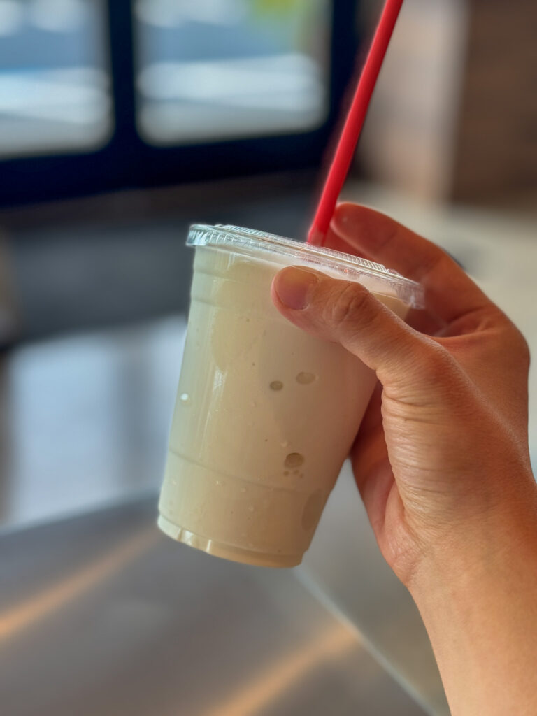jay lucy vanilla milkshake